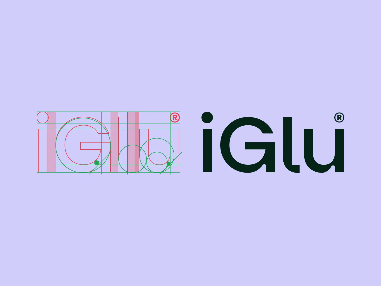 Construção do logotipo iGlu